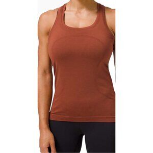 Lululemon Swiftly Tech Racerback 2.0 Tank Top Shirt Dark Terracotta Sz 4 Stretch